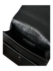 Dolce & Gabbana Mens Leather Black Wallet with Chain Strap and Logo Detailing - Image 5 of 6