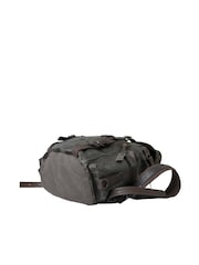 Dolce & Gabbana Green Canvas Leather Backpack with Buckle Closure and Silver Detailing - Image 4 of 6