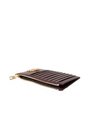 Dolce & Gabbana Natural Leather Card Holder with Zipper Closure and Logo Detail - Image 6 of 6