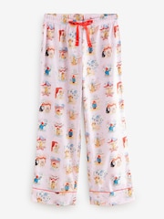 Cath Kidston Pink Paddington Party Button Up 100% Cotton Pyjamas - Image 10 of 12