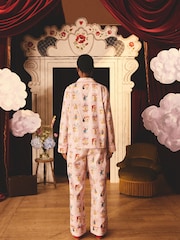 Cath Kidston Pink Paddington Party Button Up 100% Cotton Pyjamas - Image 2 of 12