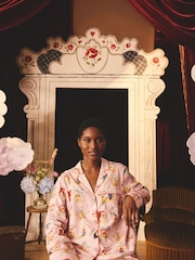 Cath Kidston Pink Paddington Party Button Up 100% Cotton Pyjamas - Image 5 of 12