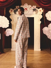 Cath Kidston Ecru Paddington Check Button Up 100% Cotton Pyjamas - Image 2 of 9