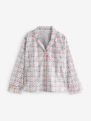 Cath Kidston Ecru Paddington Check Button Up 100% Cotton Pyjamas - Image 6 of 9