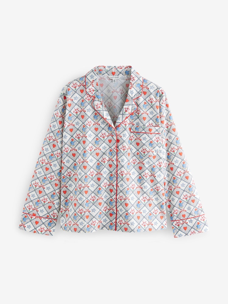 Cath Kidston Paddington Check Button Up 100% Cotton Pyjamas - Image 6 of 9