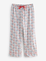 Cath Kidston Ecru Paddington Check Button Up 100% Cotton Pyjamas - Image 7 of 9