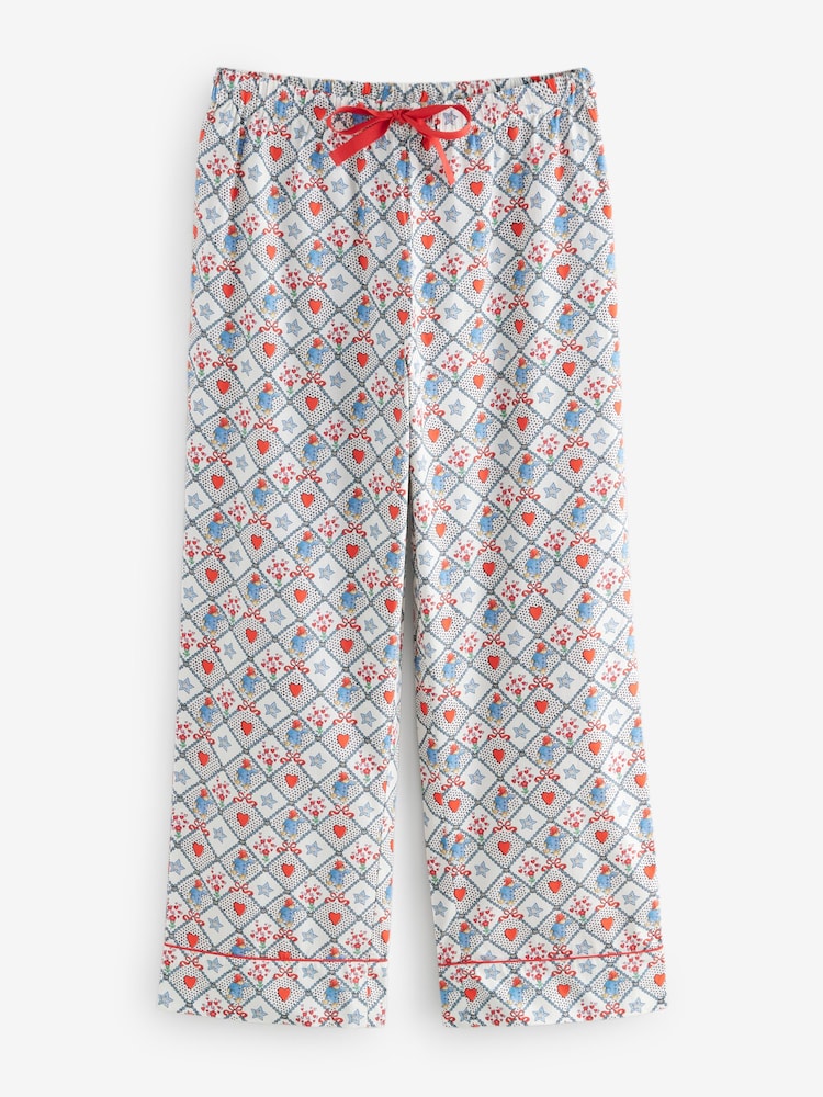 Cath Kidston Paddington Check Button Up 100% Cotton Pyjamas - Image 7 of 9