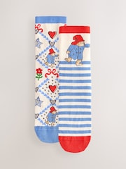 Cath Kidston Multi Paddington 2 Pack Socks - Image 4 of 6