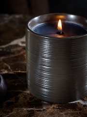 Pomegranate and Black Lily Single Wick Scented Candle - Image 2 of 3