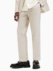 AllSaints Cream Mars Trousers - Image 1 of 8