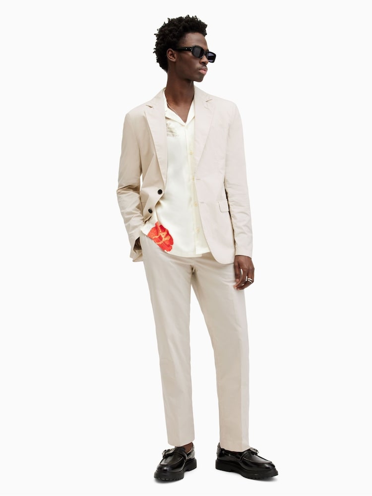 AllSaints Cream Mars Trousers - Image 2 of 8