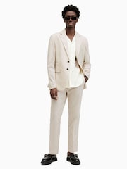 AllSaints Cream Mars Trousers - Image 5 of 8