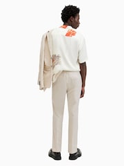 AllSaints Cream Mars Trousers - Image 7 of 8
