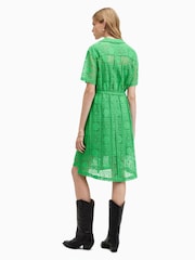 AllSaints Green Athea Crochet Dress - Image 5 of 7