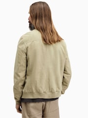 AllSaints Kemble Bomberjacke aus Veloursleder - Bild 5 von 6