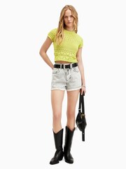 AllSaints Green Briar Top - Image 3 of 7