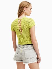 AllSaints Green Briar Top - Image 5 of 7
