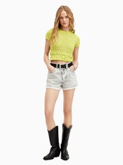 AllSaints Green Briar Top - Image 6 of 7
