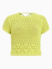 AllSaints Green Briar Top - Image 7 of 7
