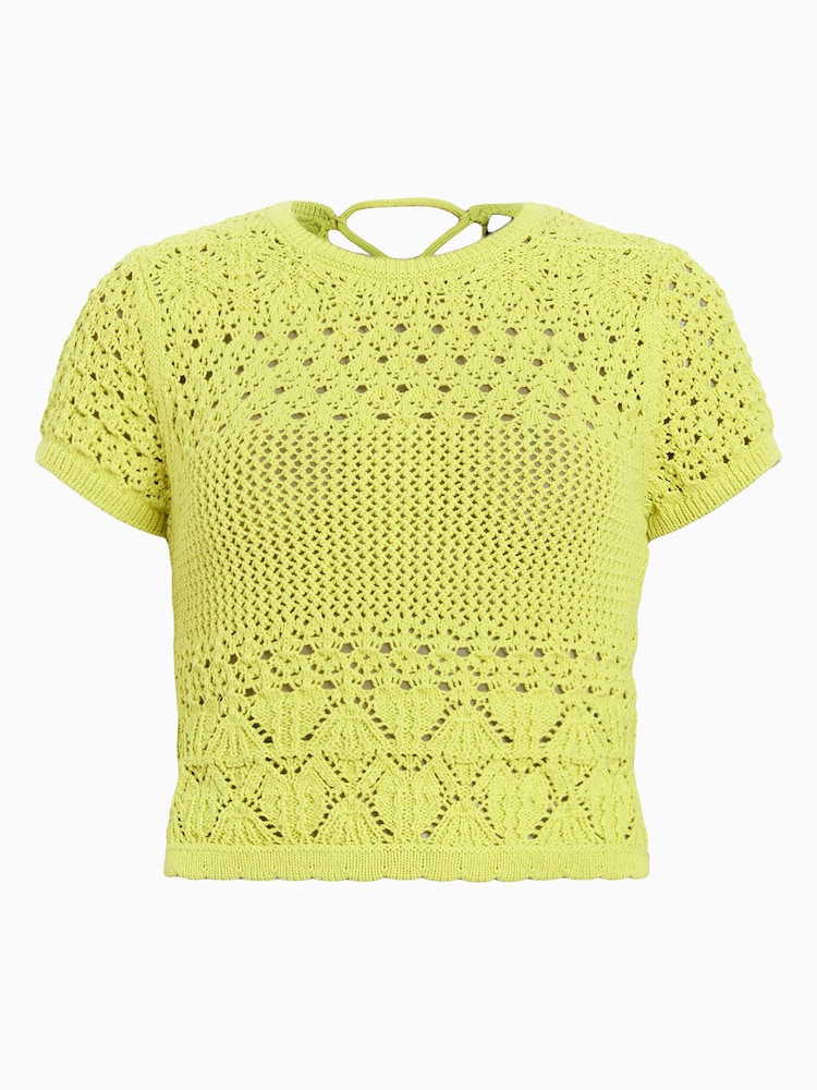 AllSaints Green Briar Top - Image 7 of 7