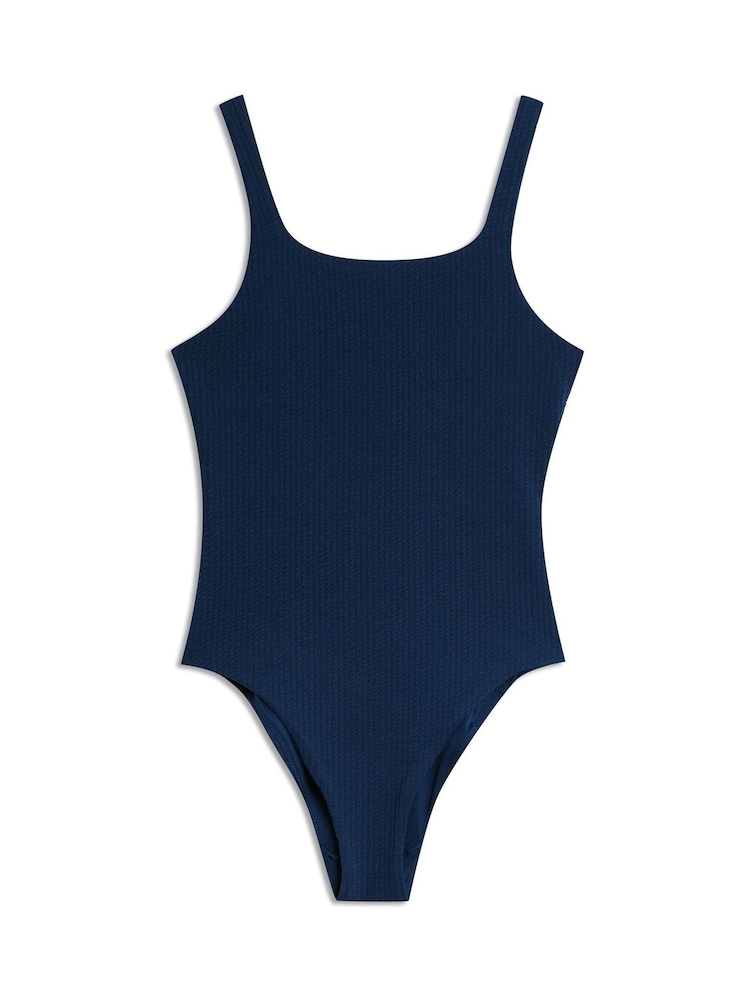 Albaray Blue Rib Swimsuit - Image 4 of 4
