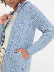 FatFace Alicia Blue Hoodie - Image 4 of 6