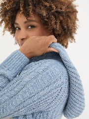 FatFace Alicia Blue Hoodie - Image 5 of 6