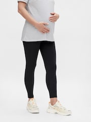 Mamalicious Black Maternity Leggings 2 Pack - Image 2 of 5