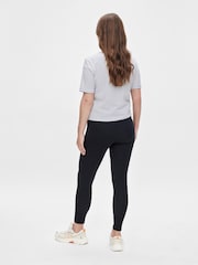 Mamalicious Black Maternity Leggings 2 Pack - Image 3 of 5