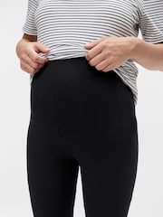 Mamalicious Black Maternity Leggings 2 Pack - Image 4 of 5