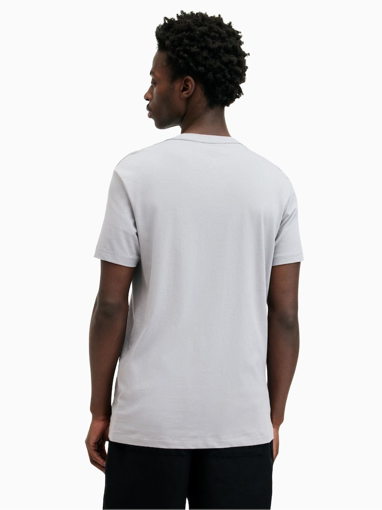 AllSaints Grey Tonic Short Sleeve Crew T-Shirt - Image 2 of 5