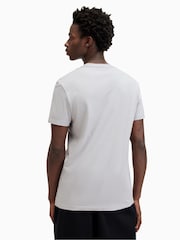 AllSaints Light Grey Tonic Short Sleeve Crew T-Shirt - Image 2 of 6