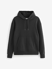 Black Heavyweight 100% Cotton Hoodie - Image 7 of 9