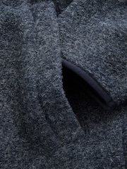Marineblau/blau - Bomberjacke aus Wollmischung mit Fleece - Image 8 of 9