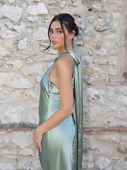 Rewritten Roma Halterneck Bridesmaid Dress - Image 2 of 7