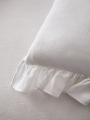 100% Cotton Supersoft Brushed Frill Duvet Cover and Pillowcase Set - Изображение 3 из 5