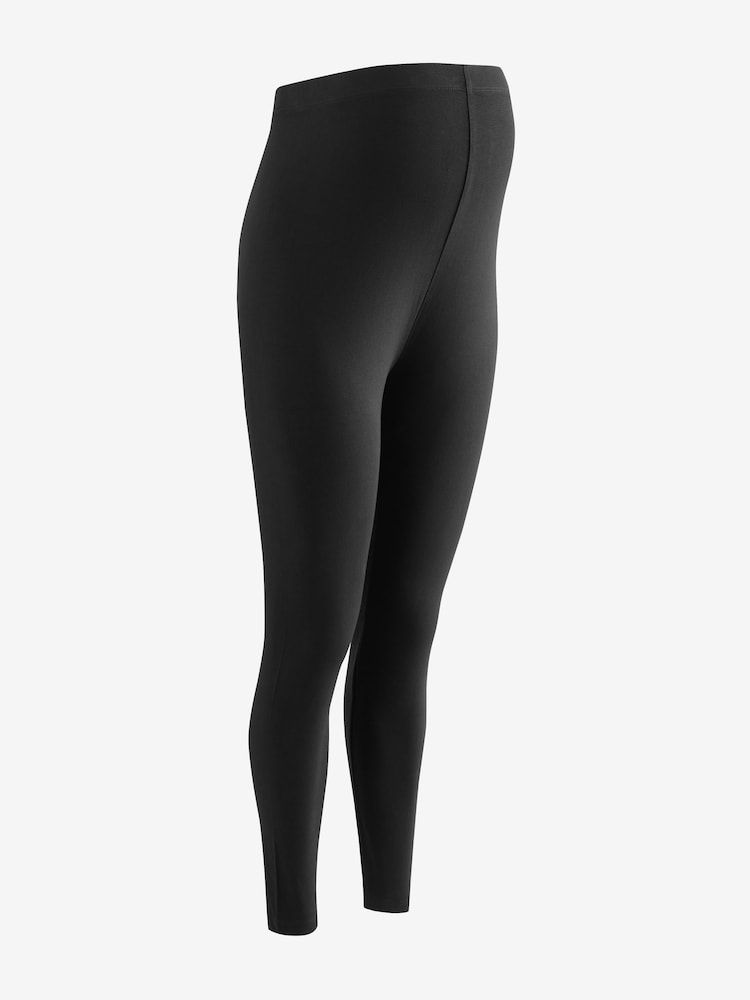 Noir - Lot de 2 leggings de maternité - Image 8 of 10