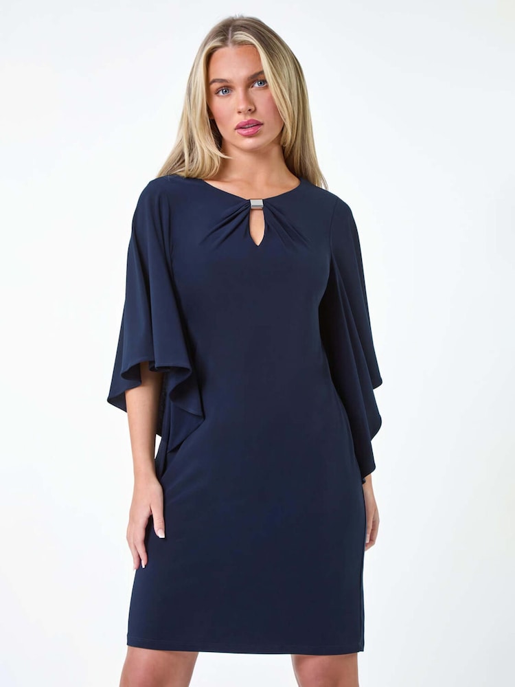 Roman Asymmetric Sleeve Shift Dress - Bild 1 von 5 Roman Asymmetric Sleeve Shift Dress - Bild 1 von 5