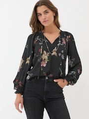 FatFace Black Lil Moonlit Blouse - Image 1 of 5