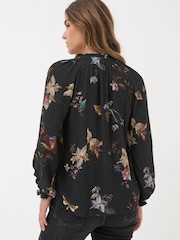 FatFace Black Lil Moonlit Blouse - Image 2 of 5