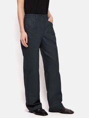 Jigsaw Blue Hatton Chino 100% Cotton Trousers - Image 1 of 7