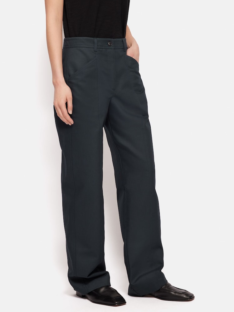 Jigsaw Blue Hatton Chino 100% Cotton Trousers - Image 1 of 7