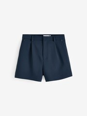 Good American Blue Luxe Suiting Shorts - Image 6 of 6