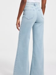 Good American Blue Good Waist Palazzo Jeans - Image 2 of 3