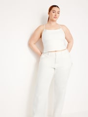 Good American White 90s Carpenter Jeans - Image 1 of 6