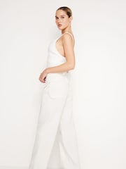 Good American White 90s Carpenter Jeans - Image 3 of 6