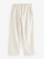 Good American White 90s Carpenter Jeans - Image 6 of 6