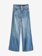 Good American Blue Waist Palazzo Jeans - Image 5 of 5