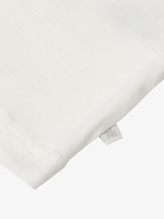 The Little Tailor Cream Soft Jersey LenzingTM EcoVeraTMButton Through Shorty Pyjamas Set - Image 10 of 12