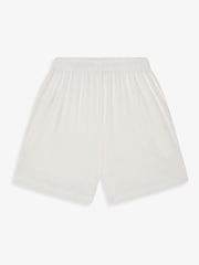 The Little Tailor Cream Soft Jersey LenzingTM EcoVeraTMButton Through Shorty Pyjamas Set - Image 5 of 9